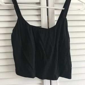 Black Caged Back crop/bralette